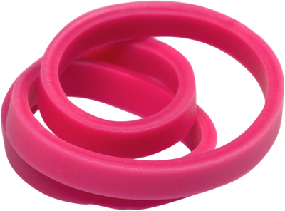 Pink Size 33 Rubber Bands - 100 Pack