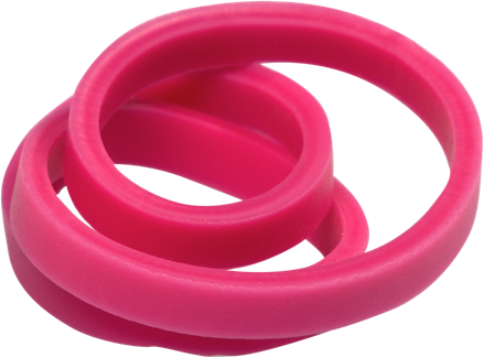 Pink Size 33 Rubber Bands - 100 Pack
