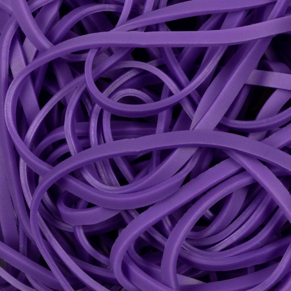 Purple Size 33 Rubber Bands - 100 Pack