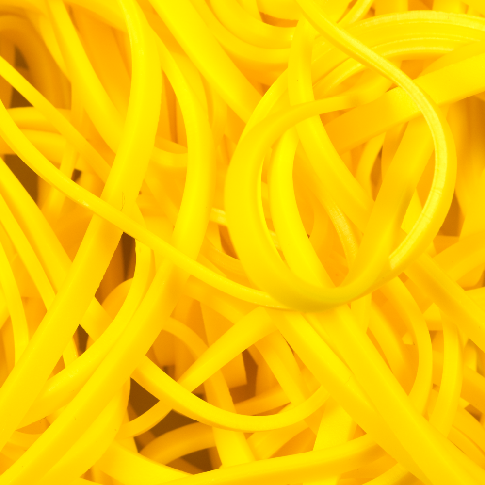 Yellow Size 33 Rubber Bands - 100 Pack