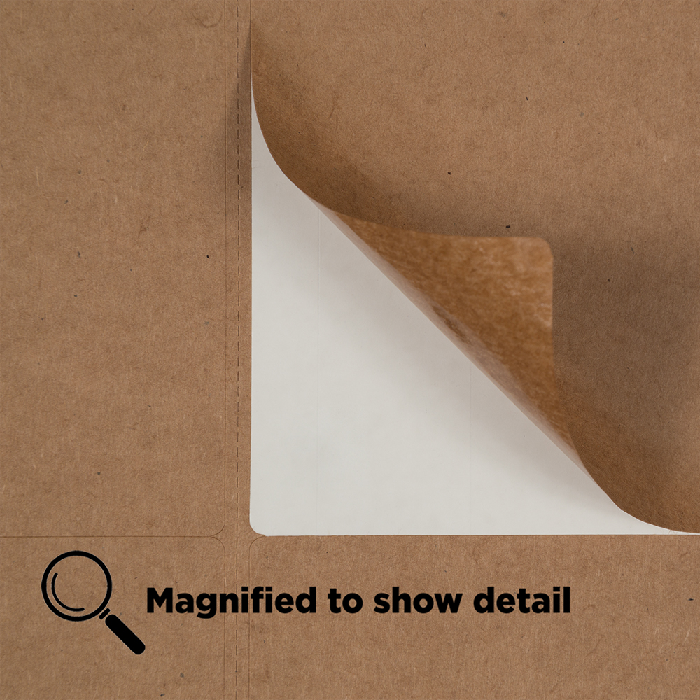 Brown Kraft 4 x 5 Shipping Labels