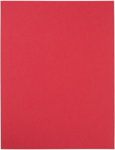 Red 8 1/2 x 11 Full Sheet Shipping Labels