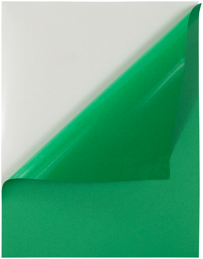 Green 8 1/2 x 11 Full Sheet Shipping Labels