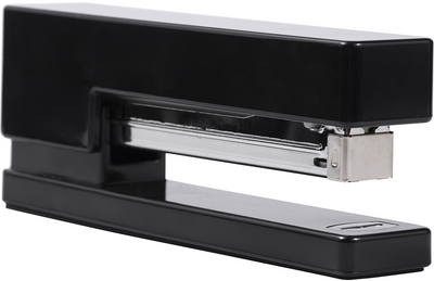 Black Stapler and Tape Dispenser Desk Set