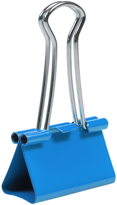 Blue Medium 32mm Binder Clips - 15 Pack