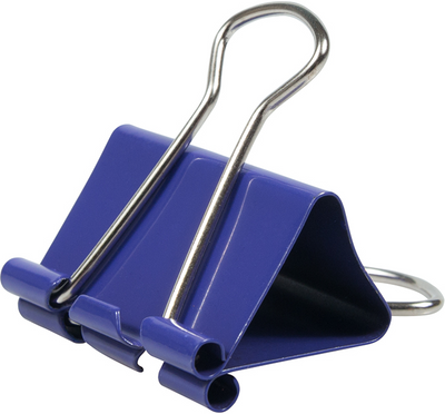 Purple Medium 32mm Binder Clips - 15 Pack