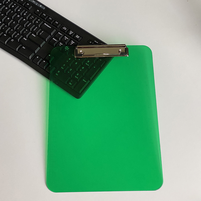 Green 9 x 13 Plastic Clipboards