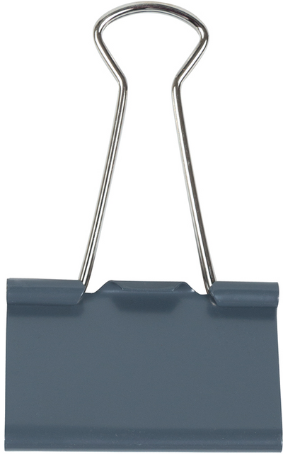 Gray Large 41mm Binder Clips - 12 Pack