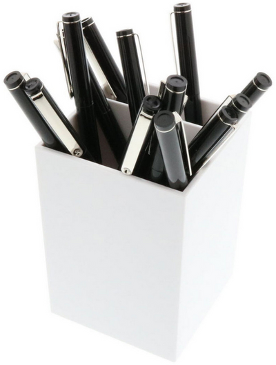 White Pen Holder