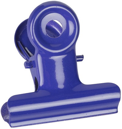 Purple Medium 31mm Bulldog Clips - 15 Pack