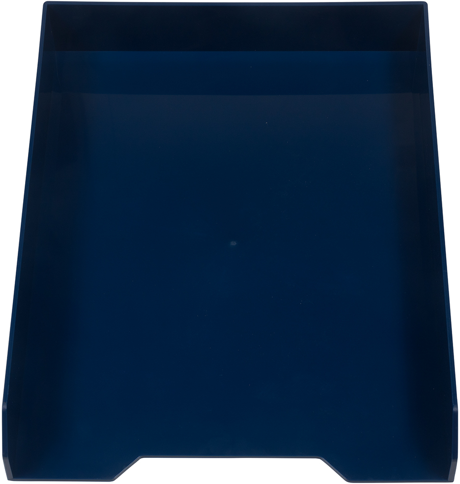 Navy Letter Paper Tray Desk Organizer
