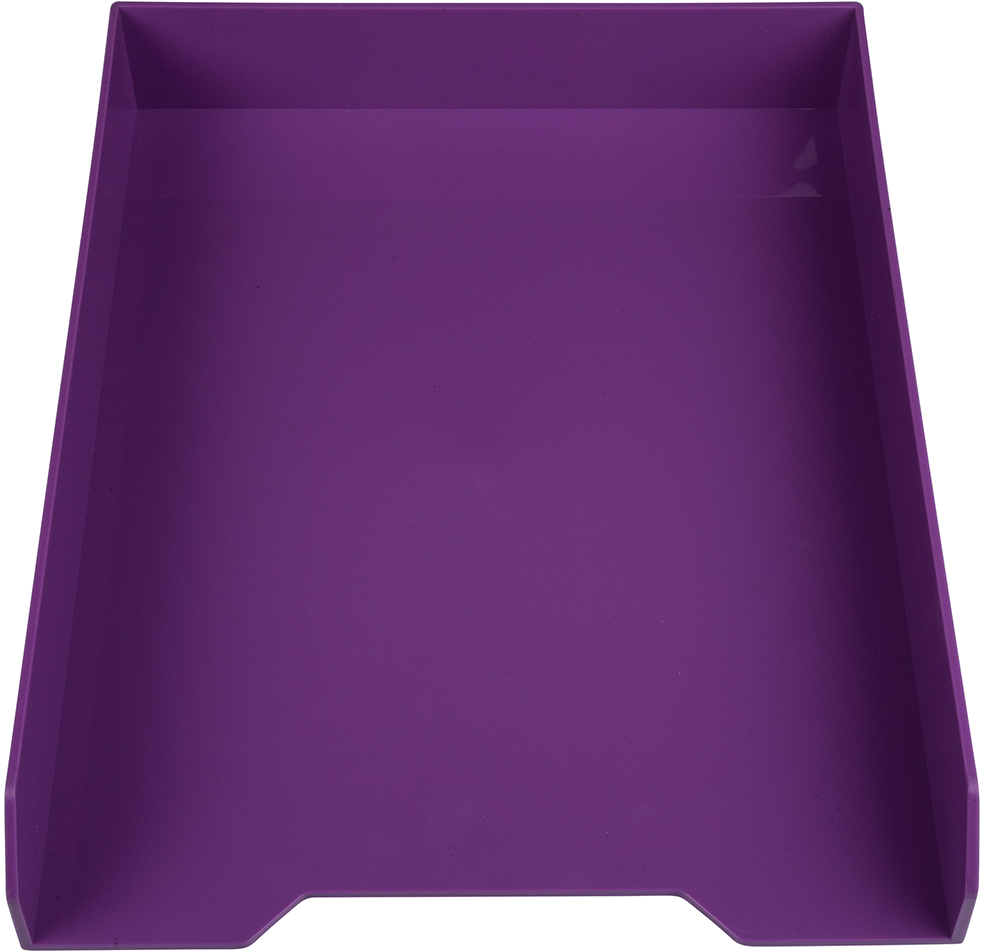 Purple Letter Paper Tray Desk Organizer