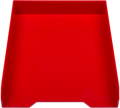 Red Letter Paper Tray Desk Organizer