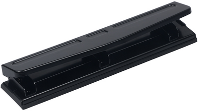 Black Standard 3 Hole Punch - 10 Sheet Capacity