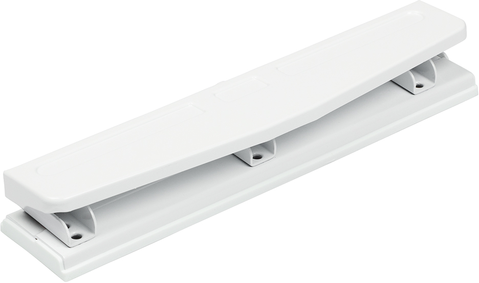 White Standard 3 Hole Punch - 10 Sheet Capacity