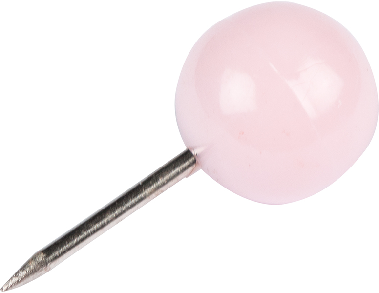 Baby Pink Round Pushpins - 100 Pack