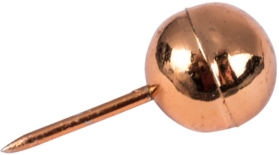 Rose Gold Round Pushpins - 100 Pack