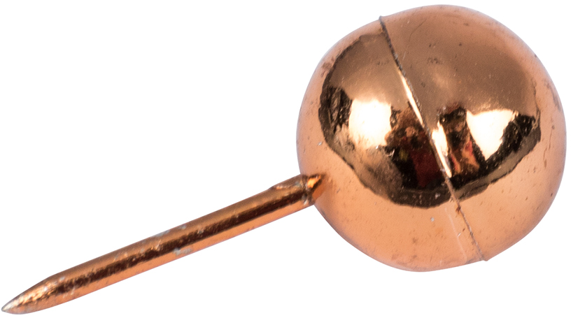 Rose Gold Round Pushpins - 100 Pack