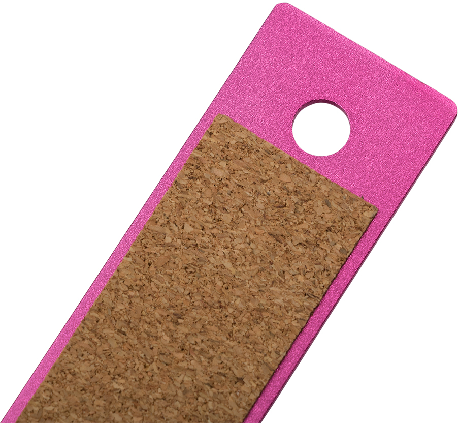 Fuchsia Metallic 12 Inch Aluminum Ruler