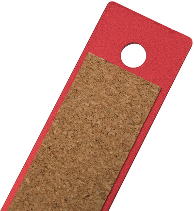 Red Metallic 12 Inch Aluminum Ruler