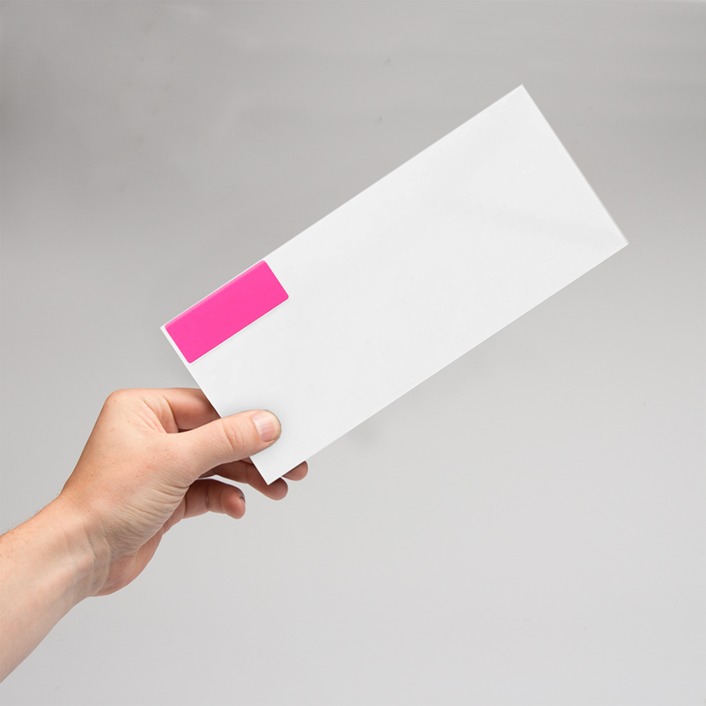 Neon Pink 1 x 2 5/8 Return Address Labels