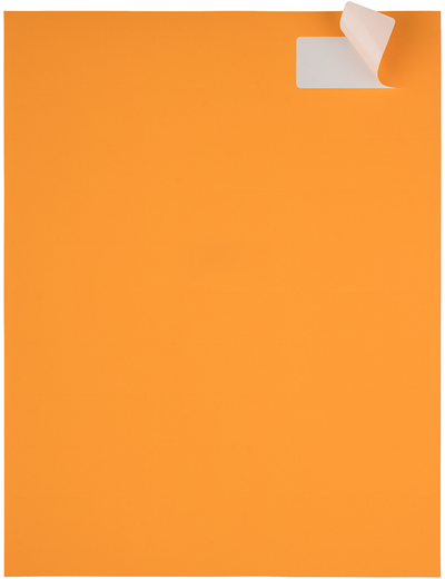 Neon Orange 1 x 2 5/8 Return Address Labels