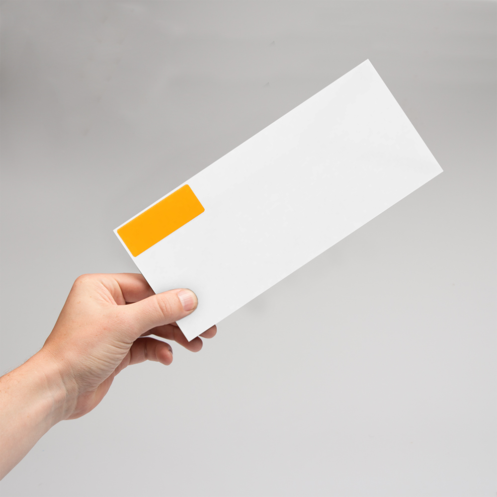 Neon Orange 1 x 2 5/8 Return Address Labels