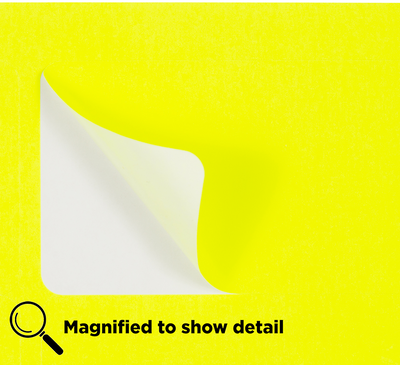 Neon Yellow 2 x 4 Address Labels