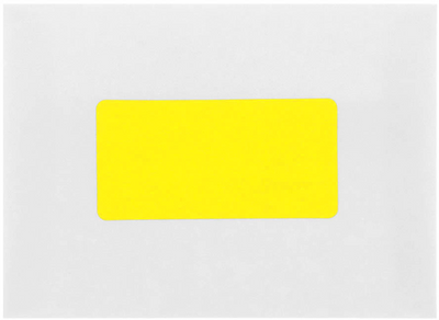 Neon Yellow 2 x 4 Address Labels