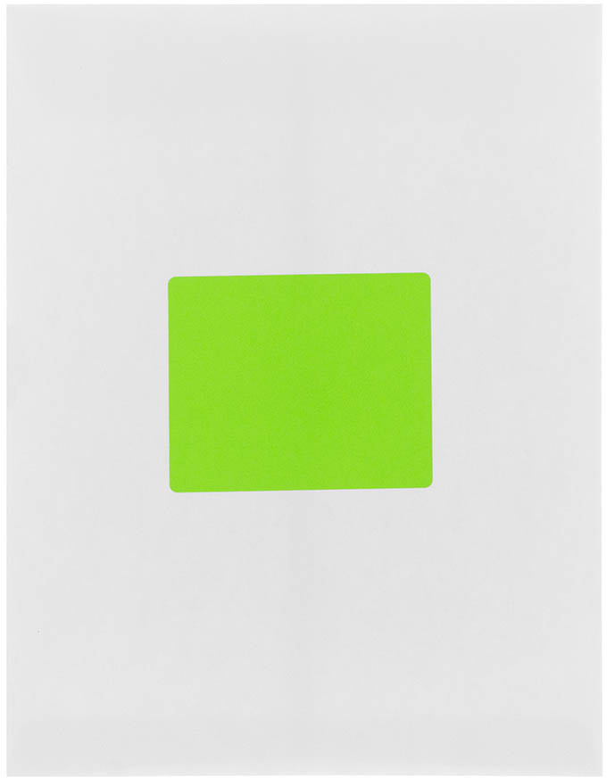 Neon Green 3 1/3 x 4 Shipping Labels