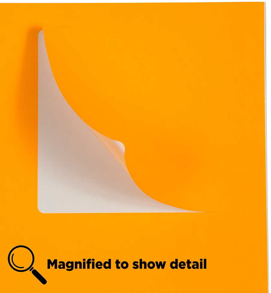 Neon Orange 3 1/3 x 4 Shipping Labels