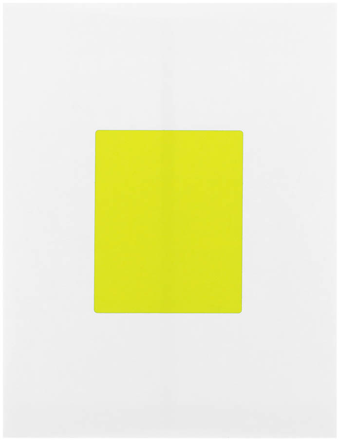 Neon Yellow 4 x 5 Shipping Labels