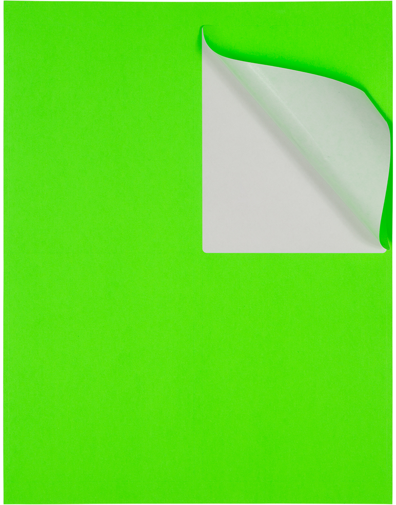 Neon Green 4 x 5 Shipping Labels