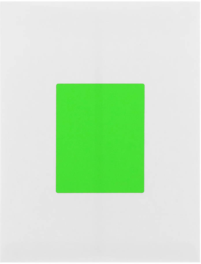 Neon Green 4 x 5 Shipping Labels