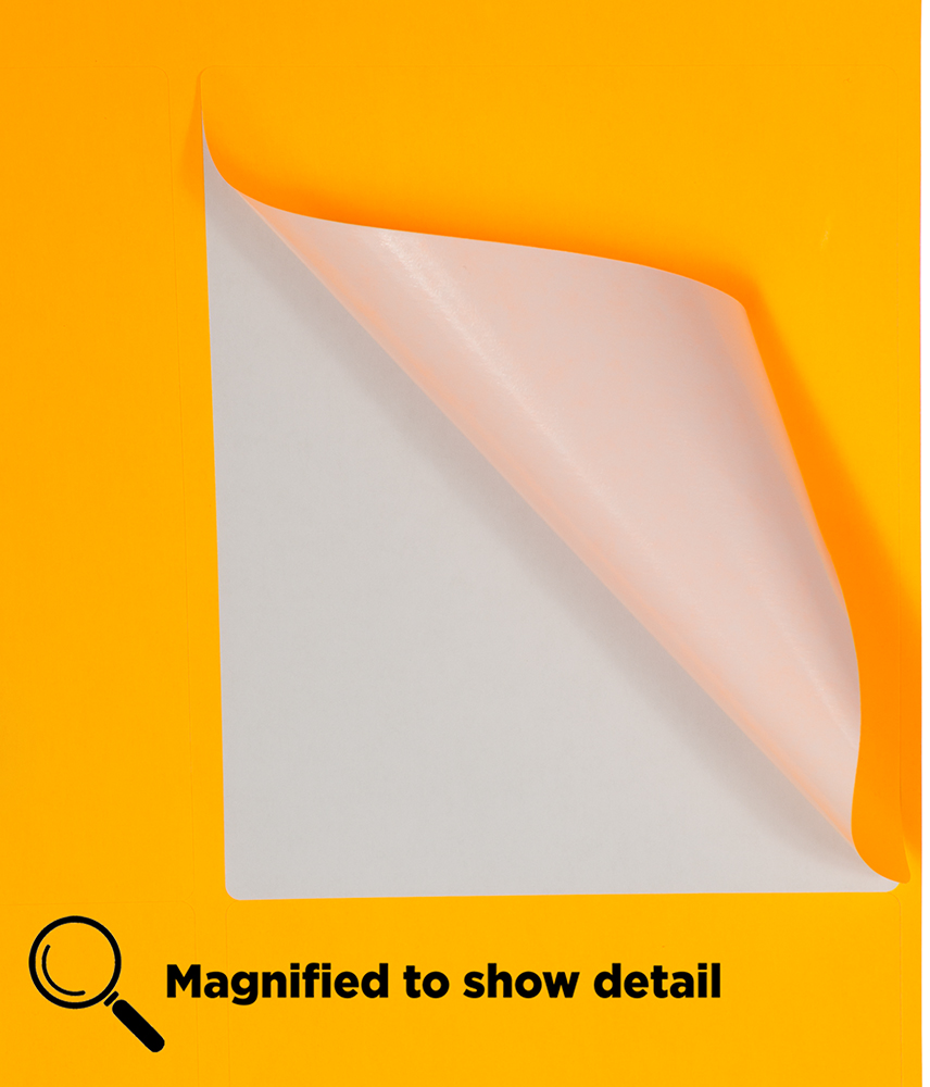 Neon Orange 4 x 5 Shipping Labels