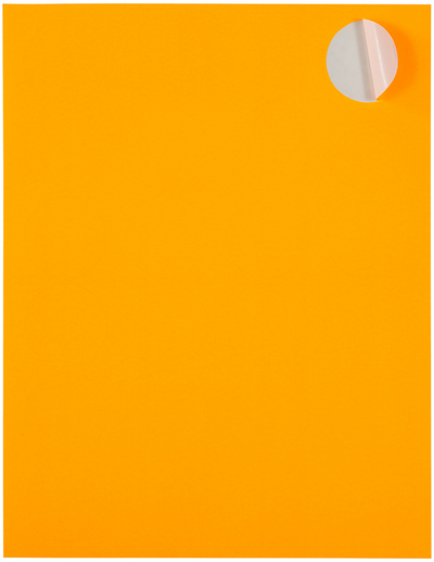 Neon Orange Medium 1 2/3 Inch Round Labels