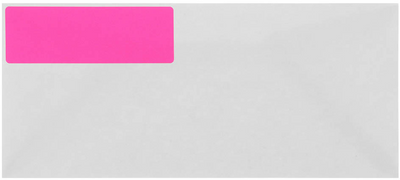 Neon Pink 1 1/3 x 4 Address Labels