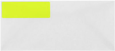 Neon Yellow 1 1/3 x 4 Address Labels