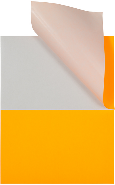 Neon Orange 5 1/2 x 8 1/2 Half Sheet Shipping Labels