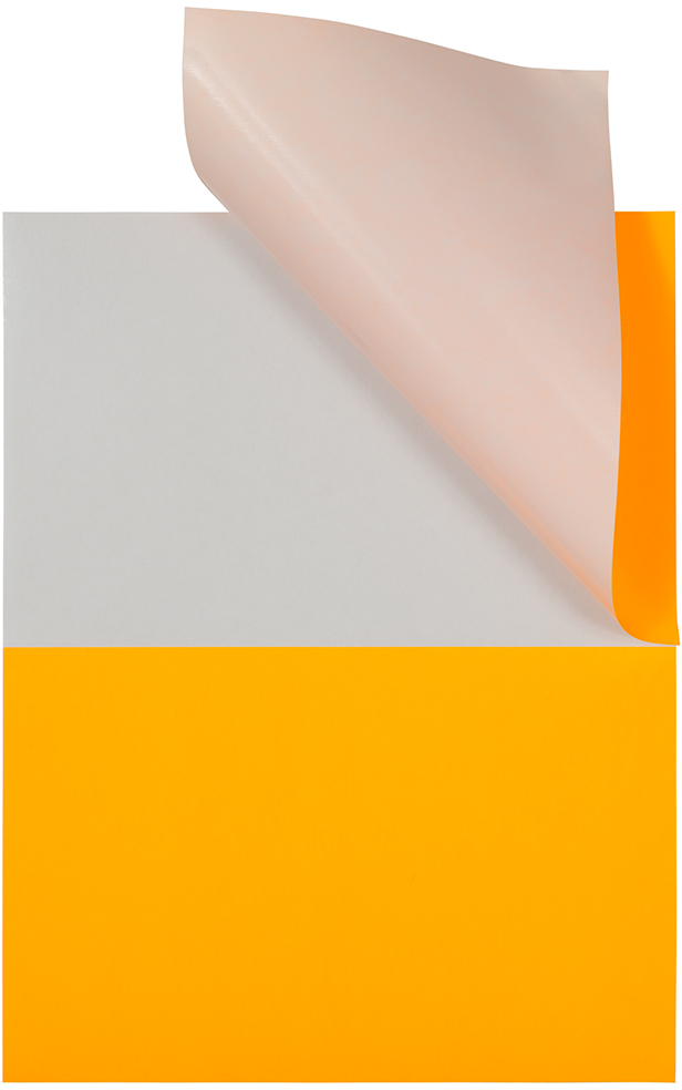 Neon Orange 5 1/2 x 8 1/2 Half Sheet Shipping Labels
