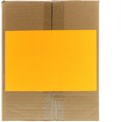 Neon Orange 5 1/2 x 8 1/2 Half Sheet Shipping Labels