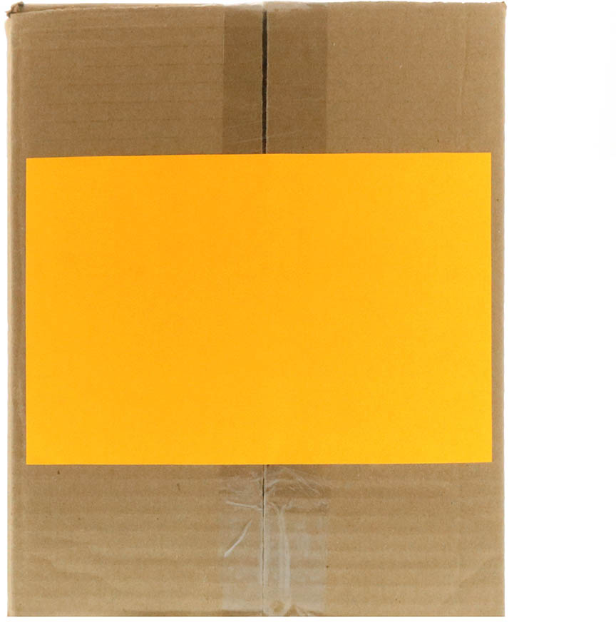Neon Orange 5 1/2 x 8 1/2 Half Sheet Shipping Labels