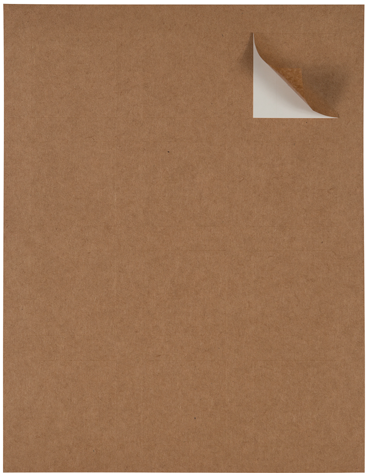 Brown Kraft 2 x 2 Square Labels