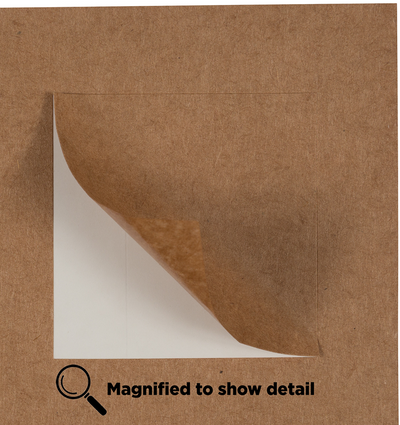 Brown Kraft 2 x 2 Square Labels