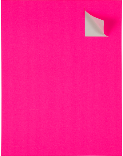 Neon Pink 2 x 2 Square Labels