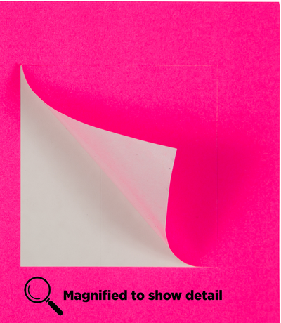 Neon Pink 2 x 2 Square Labels
