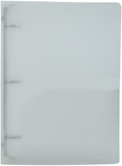 Clear 6 x 9 Mini Plastic 1 Inch 3-Ring Binder