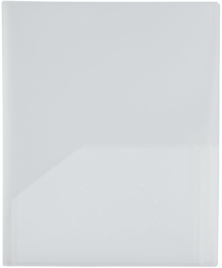Clear 9 x 12 Plastic 4 Pocket Folders
