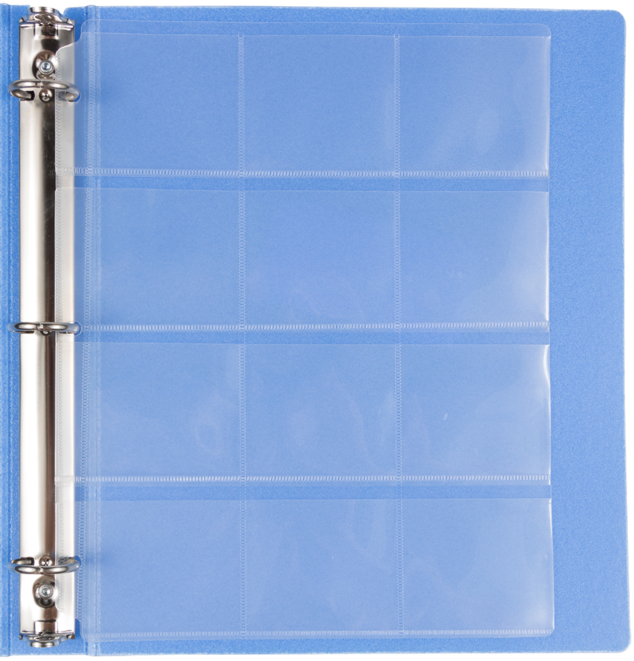 Clear Coin Collection Binder Pages - 20 Sheets