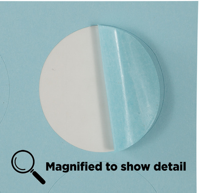 Baby Blue Medium 1 2/3 Inch Round Labels